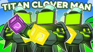 ¡Solo Puedo Usar TITAN CLOVER MAN en Toilet Tower Defense Roblox [upl. by Christabel]