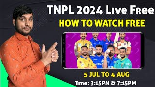 Tamil Nadu Premier League 2024 Live Kaise Dekhe  TNPL 2024 Live Kaise Dekhe How To Watch TNPL Live [upl. by Lalad335]