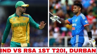 South Africa vs India 1st T20I  IND vs RSA  India tour of South Africa 2024 Kingsmead Durban [upl. by Cayser17]