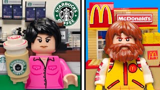 I built YOUR Favorite FAST FOOD out of LEGO [upl. by Nancee561]