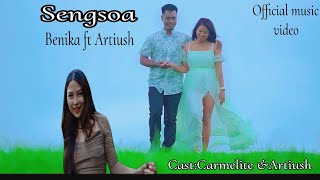 SengsoaGaro romantic song  Benika ft Artiush [upl. by Inaniel65]