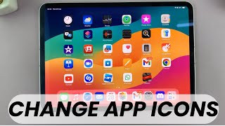 How To Change App Icons On iPad [upl. by Dub604]