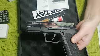 СХП пистолет Retay S2022 Sig Sauer никель кал9mm PAK  Внешний вид [upl. by Nolyk90]