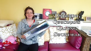 Unboxing Goodmans Gaming Soundbar [upl. by Atnahs]