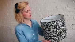 Make a custom drum lampshade in less than an hour Make it easy with a DIY Lampshade Kit [upl. by Cesaria]