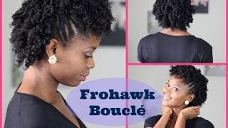 Coiffure Cheveux Crépus  Frohawk Bouclé [upl. by Recha102]