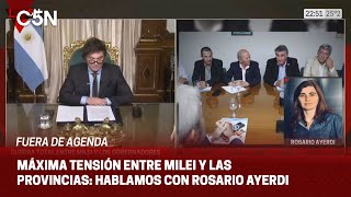 GUERRA TOTAL entre MILEI y el GOBERNADOR de CHUBUT el análisis de ROSARIO AYERDI [upl. by Randell62]