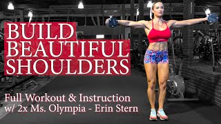 How to Build Capped Shoulders  Full Workout [upl. by Chang624]