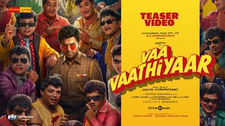 Vaa Vaathiyaar Teaser  Karthi Krithi Shetty  Santhosh Narayanan  Nalan Kumarasamy  Studio Green [upl. by Zinnes]