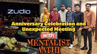 Meeting Mentalist Aathi  Wedding Anniversary Celebrations  Kollam Zudio Collections [upl. by Aran]