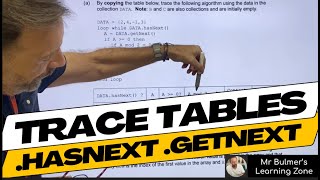 Trace Tables with HasNextGetNext Pseudocode Algorithms  StepbyStep Lesson from the Classroom [upl. by Einittirb]