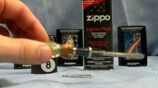 How to refill your Zippo Lighter with Flint and Fluid [upl. by Kriste]