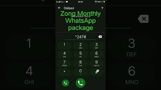 zong Monthly WhatsApp package [upl. by Harl]