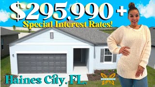 Most AFFORDABLE New Construction home under 300k in Haines City FL 0 Downpayment Available [upl. by Luehrmann6]