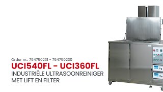 Ultrasoonreiniger 360540L met motorische lift  MW Tools  Vynckier [upl. by Annohs]