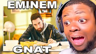 I QUIT… First Time Reaction to Eminem  “GNAT” REACTION [upl. by Adnorrehs]