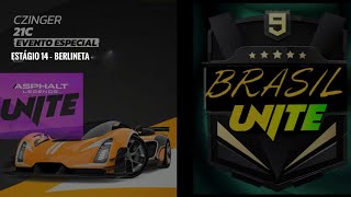 Asphalt Legends Unite  Evento Especial CZINZER 21C  Estágio 14  Berlinetta [upl. by Bull]