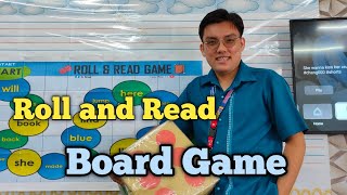 Roll and Read Board Game by Teacher Michael TV teacher reading writing math [upl. by Ettevad868]