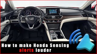 How to change the Honda Sensing Volume settings [upl. by Niarb]