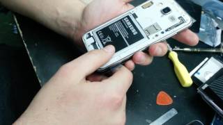 Samsung Galaxy J5 lcd and touchscreen replacement tutorial disassembly and assembly [upl. by Berkow]