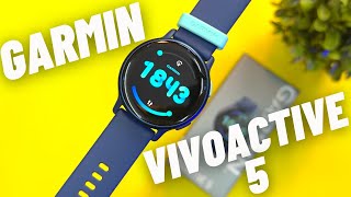 Recensione GARMIN VIVOACTIVE 5 il giusto MIX FRA SMART SPORT E SALUTE [upl. by Ahseinad]