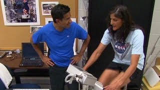 Astronaut trains for triathlon in space with Sanjay Gupta [upl. by Queridas]