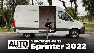 Mercedes Sprinter 2022 é furgão trabalhador com conforto de carro de passeio DUVIDA [upl. by Ainosal629]