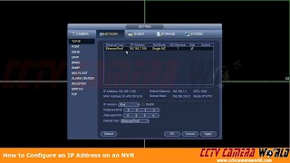 How to Configure an IP Address on an NVR [upl. by Rimidalg]