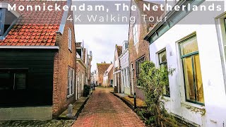 Monnickendam Netherlands  Relaxing 4K Walking Tour [upl. by Aicilic]