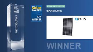 Hanwha Q CELLS  QPEAK DUOG5 Solar Module  Intersolar AWARD 2018 Winner [upl. by Carissa]