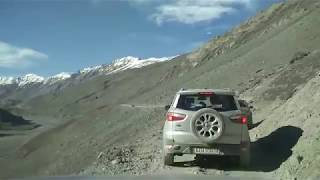 The way to Chandratal Lake  Lahaul Spiti Himachal Pradesh  India Time Lapse Video [upl. by Alliuqat]