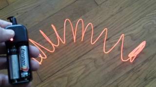 Electroluminescent Wire [upl. by Ahsinrev]