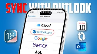 How to Sync iPhone Calendar With Outlook After iOS 18 Update [upl. by Yelik150]