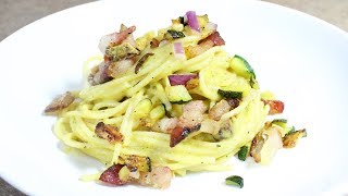 CARBONARA DI ZUCCHINE COME MAI FATTA  FoodVlogger [upl. by Aidyn339]