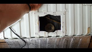 VW Campervan Fuel Sender and Cutting an Inspection Hatch [upl. by Namzed]