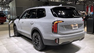 2023 KIA Telluride SX Prestige XLine Wolf GrayBlack EXTERIORINTERIOR Walkaround in 4K [upl. by Chader]