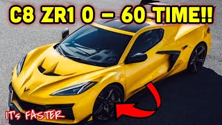 ZR1 060 2025 c8 ZR1 Corvette 060 just LEAKED Under 2sec [upl. by Autumn]