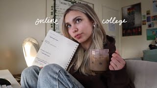 a struggling online college student vlog [upl. by Ferrel224]