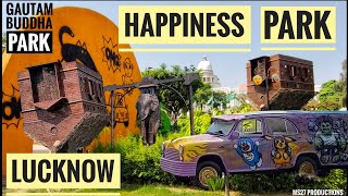 Happiness Park  Gautam Buddha Park Lucknow  Waste to Wonder Park  lucknow Vlog lucknowvlog [upl. by Cyrillus]