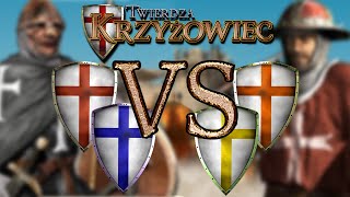 Która drużyna zwycięży BITWA MULTIPLAYER w grze Twierdza Krzyżowiec [upl. by Ainival]