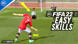 FIFA 22  TOP 10 EASY SKILL MOVES TUTORIALNEW [upl. by Eicul949]