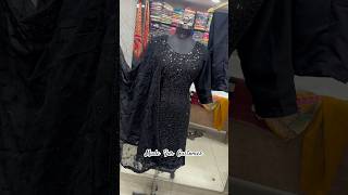 Black Georgette Sequins Work Suit Made For Customer Just 699 blacksuit [upl. by Kenzie702]