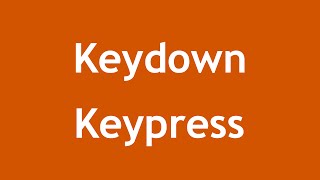 jQuery In Arabic  31  Events Reference  Keydown Keypress Keyup [upl. by Ck876]