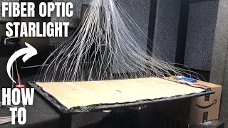 STARLIGHT HEADLINER DIY FIBER OPTIC LED LIGHTING [upl. by Nomae952]