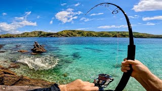 Extreme Solo Fishing On A Tiny Island Paradise [upl. by Pascal]