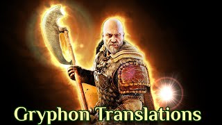 For Honor Gryphon Translations [upl. by Abihsat]