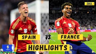 Spain Vs France Highlights Spain Reach Into UEFA Euro 2024 Final Beat France By 21 I Lamine Yamal [upl. by Anh]