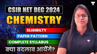 CSIR NET Chemistry 2024  Syllabus Paper Pattern Eligibility  Alka Rani [upl. by Hnamik]