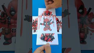 Deadpool Paper Fold Transformation art deadpool byebye [upl. by Ahusoj486]