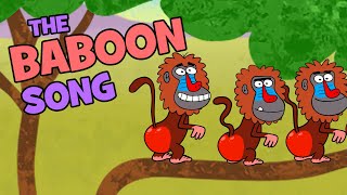 Baboon Song  monkey song bum dance for kids  Hooray Kids Songs amp Nursery Rhymes  funny kids song [upl. by Hube]